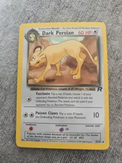Pokemon TCG - Dark Persian 42/82 - Team Rocket Uncommon - LP WOTC Vintage Card - Image 1