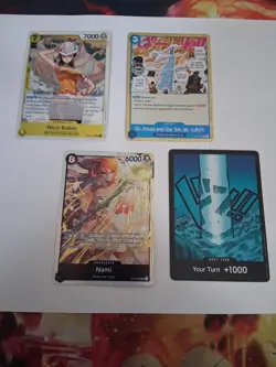 One Piece Lot Of 4 Cards - Image 1