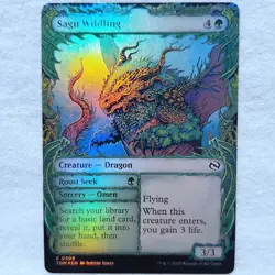 Sagu Wildling 306 (Showcase) Tarkir: Dragonstorm Foil Magic The Gathering - Image 1