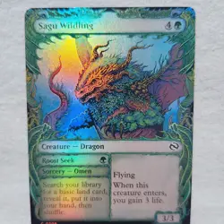 Sagu Wildling 306 (Showcase) Tarkir: Dragonstorm Foil Magic The Gathering - Image 2