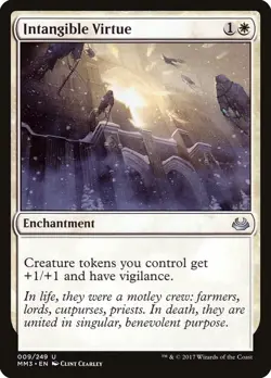 Intangible Virtue 9 UC Modern Masters 2017 Magic: The Gathering NM/M - Image 1