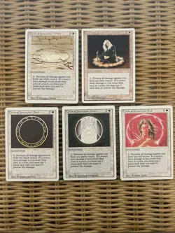 MTG Commander Lot: Circle Of Protection WUBRG Unlimited Magic: The Gathering - Image 1