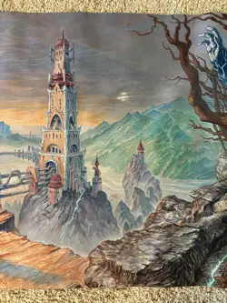 Magic The Gathering Double Masters 8 Ft Table Playmat Urza Lands Karn Ultra Pro - Image 3