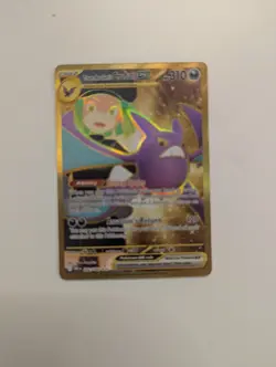 Team Rocket's Crobat ex Destined Rivals Hyper Rare Gold Card 242/182 Pokemon TCG - Image 1