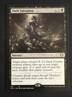 1x Dark Salvation (110) Innistrad: Midnight Hunt Commander LP MTG Magic x1 MKE - Image 1