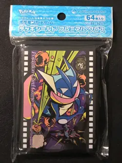 POKEMON CENTER JAPANESE GRENINJA MIDNIGHT AGENT AT THE CINEMA DECK SLEEVES 64 CT - Image 1