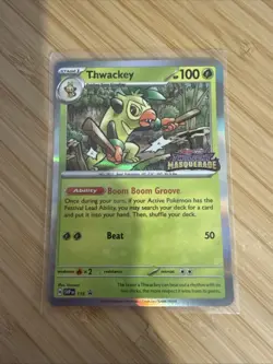 Thwackey SVP 115. Black Star Stamped Promo Card. Pokemon TCG - Image 1