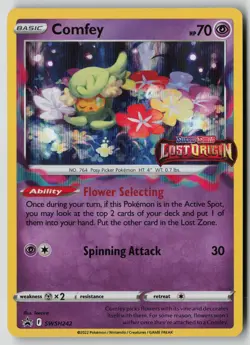 Pokemon TCG SWSH: Sword & Shield Promo Cards #SWSH242 Comfey - Image 1