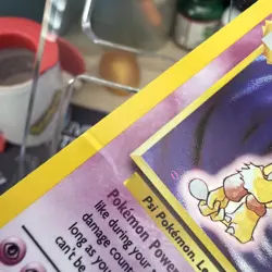 Pokemon TCG Alakazam Base Set 1/102 Holo 1999-2000 Wizards Base Set damage - Image 4