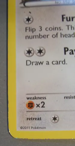 2011 Pokemon Meowth 102/101 Noble Victories Secret Rare Holo LP - Image 5