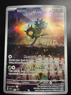 Teal Mask Ogerpon 123 Promo Scarlet & Violet Promo Pokemon Card - Image 1