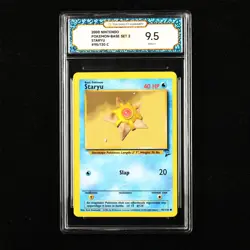 TQG 9.5 MINT+ 2000 Pokemon ENG Staryu #95/130 C - Image 1