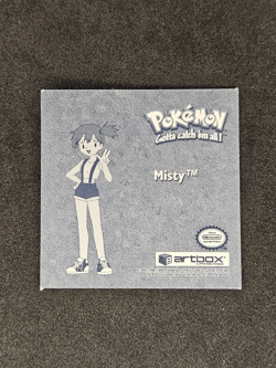 Misty Pr36 - Pokemon Artbox Series 1 Silver Prism Holo Sticker 1999 - Image 2