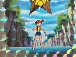 MISTY TRAINER STARYU 1999 POKEMON ARTBOX SERIES 1 SILVER PRISM HOLO STICKERS NM - Image 2