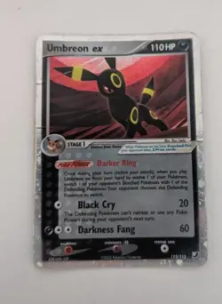 Pokemon Card- Umbreon ex 112/115 English Unseen Forces Holo-Poor - Image 1
