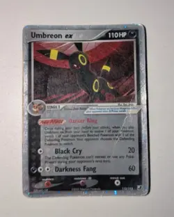Pokemon Card- Umbreon ex 112/115 English Unseen Forces Holo-Poor - Image 3