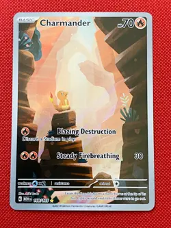 Charmander 168/165 Sv: Scarlet & Violet 151 Holo Pokemon - Image 1