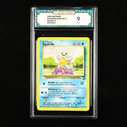 TQG 9 MINT 2000 Pokemon ENG Squirtle #93/130 C - Image 1