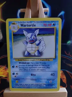 Pokemon TCG Wartortle Base Set 42/102 Regular Unlimited Uncommon ~ NM 👌 - Image 1