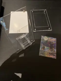 Pokemon Umbreon VMAX 215/203 Evolving Skies Alt Art 🪭 made Moonbreon Mit Halter - Image 5