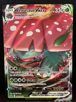 2021 Sword & Shield Venusaur VMAX Holo Black Star Promo #SWSH102 - Image 1