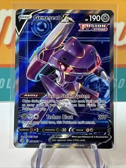 Genesect V #254 Ultra Rare Pokemon TCG 2022 Fussion Strike Full Art Near Mint NM - Image 3