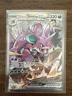 The Pokemon Company Team Rocket's Nidoking EX 233/182 Destined Rivals Holo - Image 1