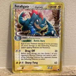 Feraligatr 2/101 Delta Species Dragon Frontiers Holo Pokemon MP/HP 2006 Electric - Image 1