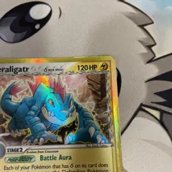 Feraligatr 2/101 Delta Species Dragon Frontiers Holo Pokemon MP/HP 2006 Electric - Image 5