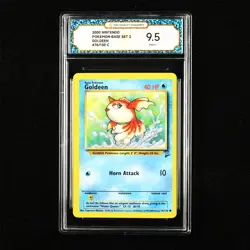 TQG 9.5 MINT+ 2000 Pokemon ENG Goldeen #76/130 C - Image 1