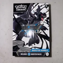 Pokemon TCG Black Bolt Booster Bundle (Six Packs, Unopened) - Image 1
