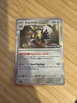 Aegislash SVP 060 Pre Release Stamped Promo Paradox Rift Pokemon TCG Near Mint - Image 1