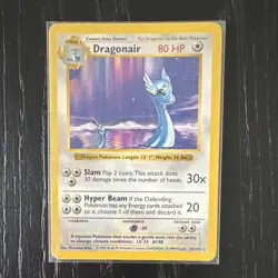 Pokemon TCG Dragonair Base Set 18/102 Regular Rare Stage 1 80 HP - Image 1