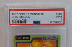 Pokemon- Charmeleon- Japanese Carddass Pocket Monsters File #005 - 1997- PSA 9 - Image 3