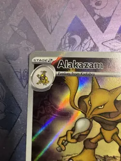 Pokemon TCG: Alakazam Pokemon Center 009 Black Star Promo NM - Image 3