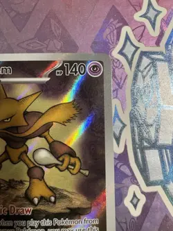 Pokemon TCG: Alakazam Pokemon Center 009 Black Star Promo NM - Image 4