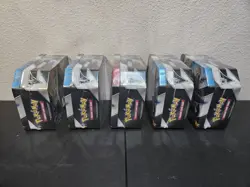 Pokemon TCG 4x Empoleon and 1x Tyranitar V Strikers Factory Sealed 5-Pack Tins - Image 2