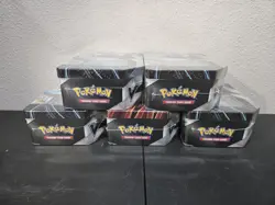 Pokemon TCG 4x Empoleon and 1x Tyranitar V Strikers Factory Sealed 5-Pack Tins - Image 5