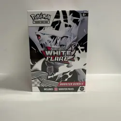 White Flare Booster Bundle New Sealed Pokemon Scarlet & Violet 6 Booster Packs - Image 1