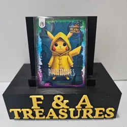 Little Nightmares (Pikachu) #41 - Galaxy Holo - Electric Pikachu Cosplay Pokemon - Image 1