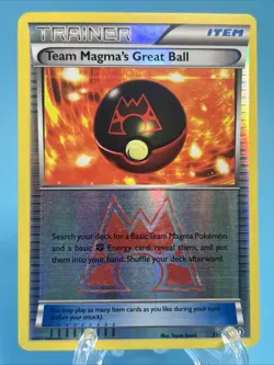 Team Magma's Great Ball 31/34 Double Crisis Reverse Holo Pokemon Card - Image 1