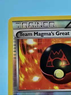 Team Magma's Great Ball 31/34 Double Crisis Reverse Holo Pokemon Card - Image 2