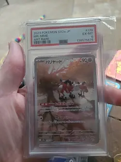 2023 Pokemon Sv2a Jp Mr Mime 179 Psa 6 - Image 1