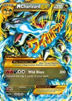 Mega-Charizard EX - 108/106 - Secret Rare DMG, English Pokemon FlashFire - Image 1