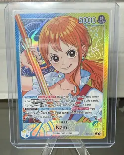 One Piece CCG Nami OP11-041 Leader English Edition Alt Art *(See Description) - Image 2