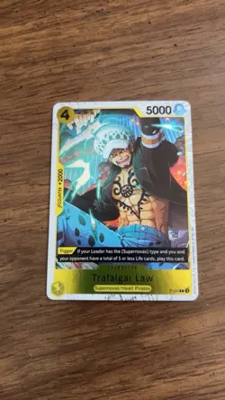 One Piece Trafalgar Law P-088 Promo NM English Foil One Piece TCG - Image 1