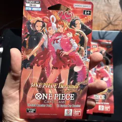 ONE PIECE EXTRA BOOSTER HEROINES EDITION EB-03. Sleeved booster packs (Lot of 4) - Image 2