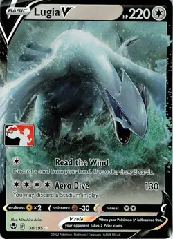 Lugia V Holo Ultra Rare Prize Pack Series Cards 138/195 NM - Image 1