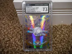 Magnemite SPECTRA CHROME cgc 7.5 NEAR MINT+ #81 Topps 2000 psa card NM Series 2 - Image 1