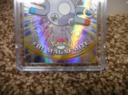 Magnemite SPECTRA CHROME cgc 7.5 NEAR MINT+ #81 Topps 2000 psa card NM Series 2 - Image 3